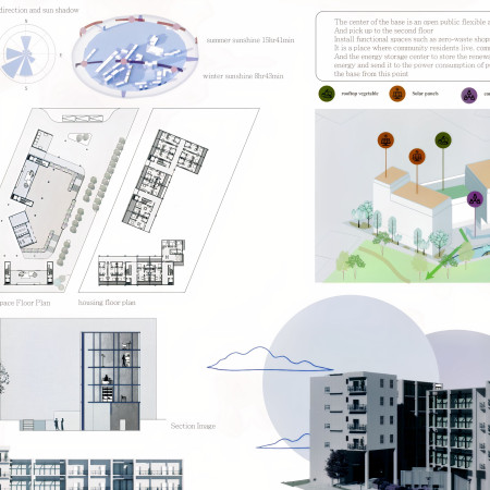 Charred Wood Shingles and Solar Integration in Sustainable Urban Housing
