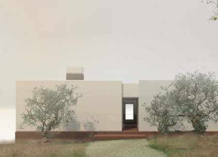 Breatheable Clay Bricks and Terracotta Roofs Elevate Sustainable Olive Oil Production Space