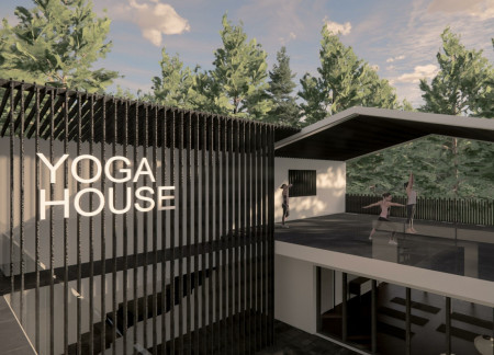 Charred Wood Cladding and Natural Light Define a Tranquil Space for Mindfulness Practice