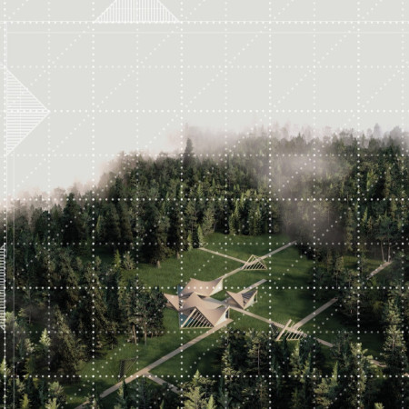 Charred Wooden Shingles and Cross-Laminated Timber Form a Sustainable Community Hub