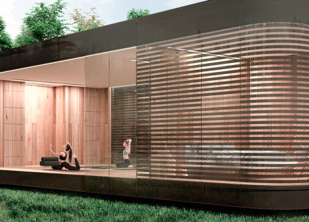 Charred Wooden Insights Within a Sustainable Retreat Emphasizing Thermal Performance