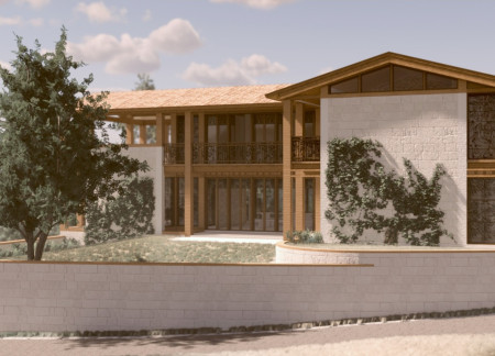 Limestone and Terracotta Retreat Integrating Natural Light with Local Craftsmanship