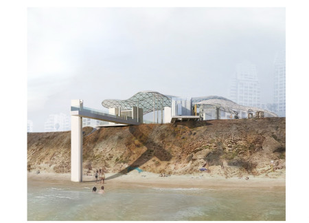 Curvilinear Design Embraced by Green Roof and Transparent Facades in Coastal Hospice