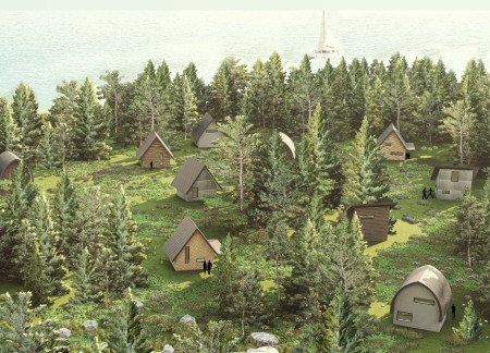 Cob Homes Crafted with Local Materials Designed for Sustainable Living in Lake Tekapo