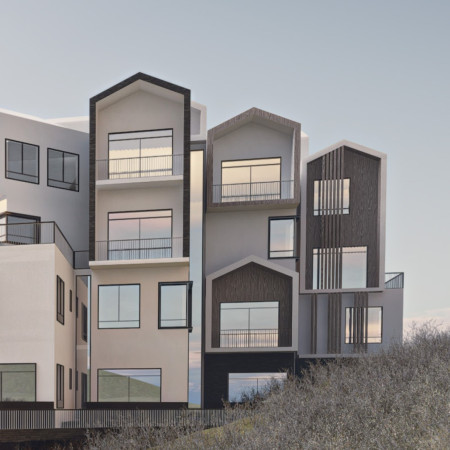 Charred Wooden Shingles Define Communal Living Spaces with Cross-Laminated Timber Panels