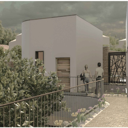 Natural Stone Facades with Timber Accents Shape Sustainable Community Living