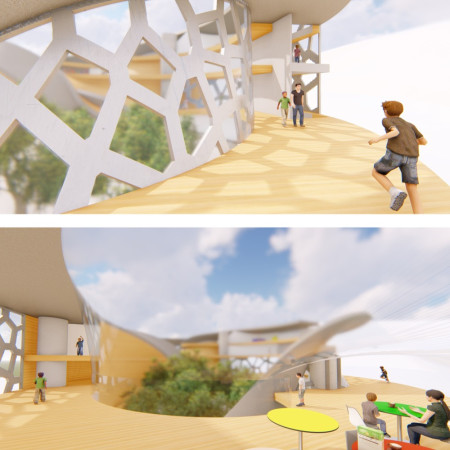 Healing Spaces Crafted from Cross-Laminated Timber and Glass Integration