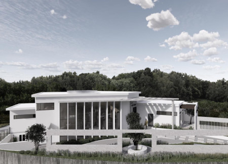 Natural Stone and Glass Facades Enhance Community Spaces in a Sustainable Design