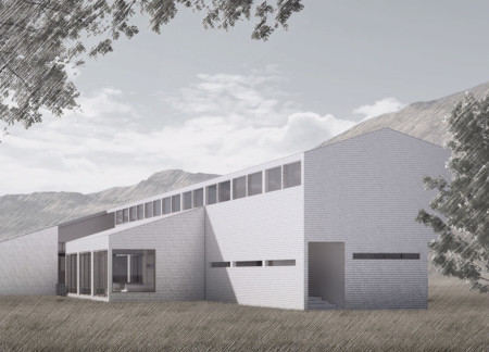 Charred Wooden Shingles and Cross-Laminated Timber Panels Defining a Tranquil Culinary Retreat