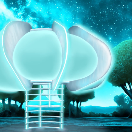 Curvilinear Canopies of Recycled Polyester Create a Community Knowledge Hub