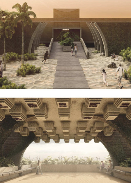 Charred Wooden Shingles and Natural Stone Create a Grounded Sanctuary for Children