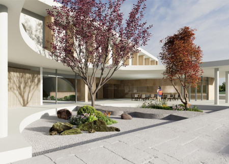Cross-Laminated Timber Panels Integrated with Natural Landscaping for Elderly Living Environment