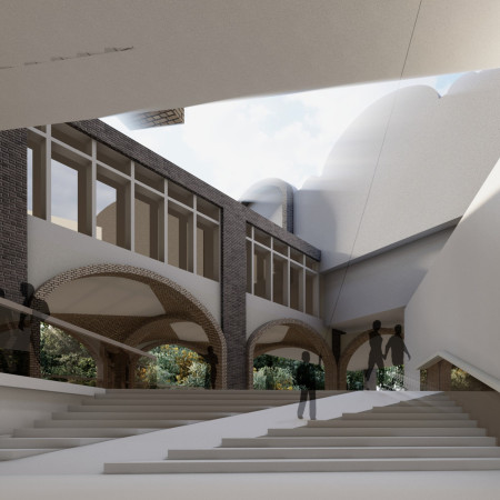 Charred Wooden Shingles and Brickwork Create Community-Centric Living for Seniors