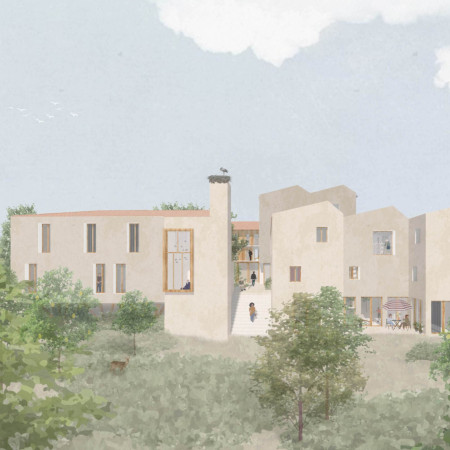 Flax Insulation and Compressed Earth Blocks Shaping Community-Centric Residences