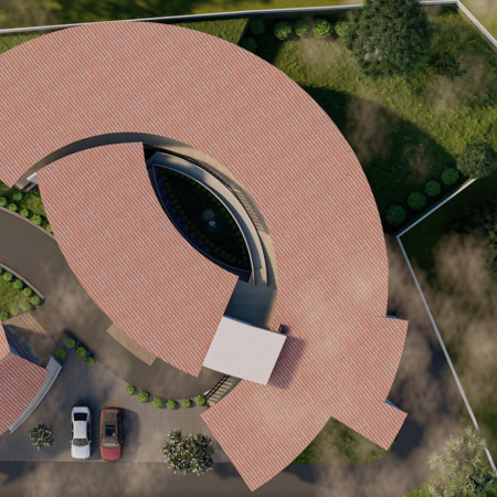 Natural Stone and Gypsum Framework Enhances Community Living Experience