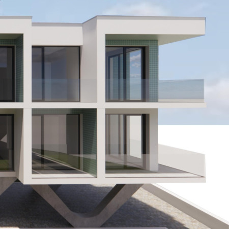 Charred Wooden Shingles and Green Roofs Enhance Community Integration in Sustainable Living Spaces