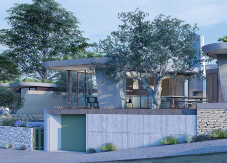 Charred Timber and Local Stone Create a Cultural Retreat Focused on Olive Oil Heritage