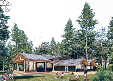 Sun-Dried Bricks and Local Timber Create a Mindful Retreat Nestled in a Lithuanian Bog