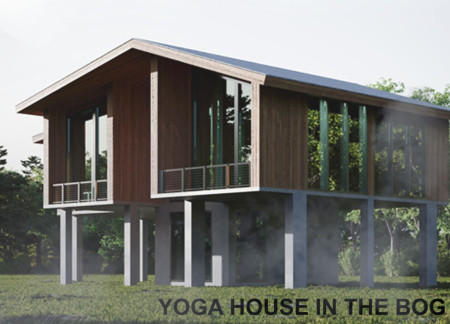 Charred Wooden Shingles and Elevated Design in a Passive Wellness Retreat