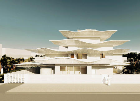 Charred Wood Shingles and Passive Cooling Techniques Shape a Modern Courtyard Residence