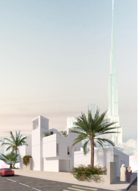 Charred Wooden Shingles and Coral Stone Form a Sustainable Family Residence in a Dynamic Urban Context