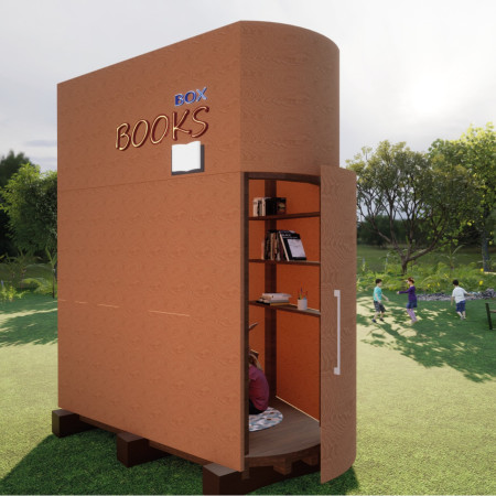 Charred Wooden Shingles and Glass Facades Define a Sustainable Community Library