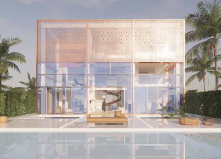 Spiral Structure Enhanced by Photovoltaic Panels and Natural Wood Elements