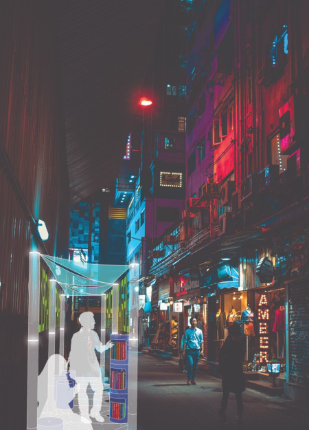 Recyclable Plastic and Bamboo Create Flexible Community Spaces for Engagement and Learning