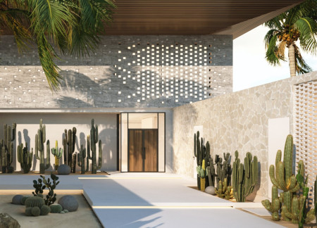 Cross-Laminated Timber Modules with Local Sandbrick Facades in a Culturally Integrated Community