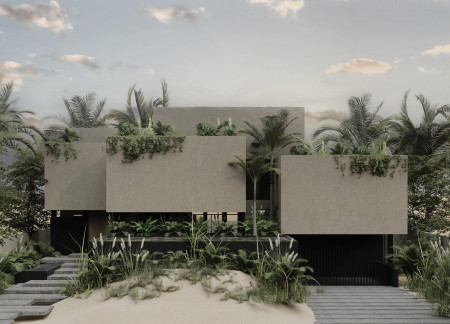 Coral Stone Modules with Fly Ash Concrete Create Sustainable Living Spaces