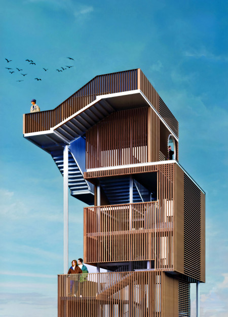 Modular Tower for Ecological Observation