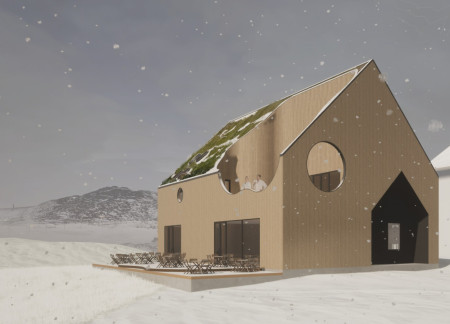 Charred Wooden Shingles Embrace Cross-Laminated Timber in a Sustainable Spa Experience