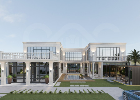 Natural Light and Cultural Integration in a Limestone and Glass Residential Space