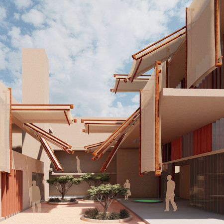 Dynamic Louvres and Natural Ventilation in a Limestone-Clad Family Residence