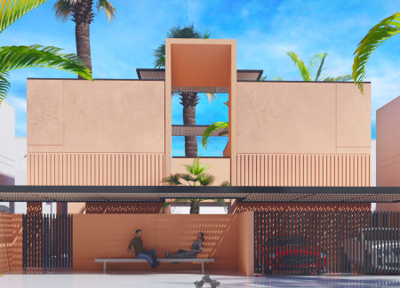 Date Palm Ash and Natural Light Shape a Harmonious Dwelling in Dubai