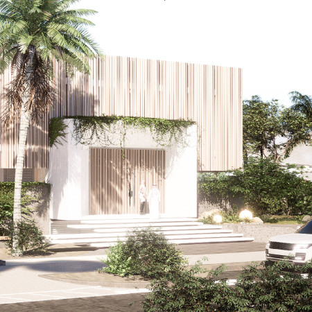 Cross-Laminated Timber and Lattice Facades Shaping Desert Living Spaces