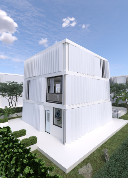 Responsive Kinetic Fa&ccedil;ade with Sustainable Acrylic and Rainwater Harvesting in Modern Residential Design