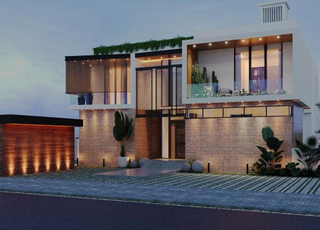 Mud Brick Enclaves with Wind Catchers and Green Roofs for Sustainable Living