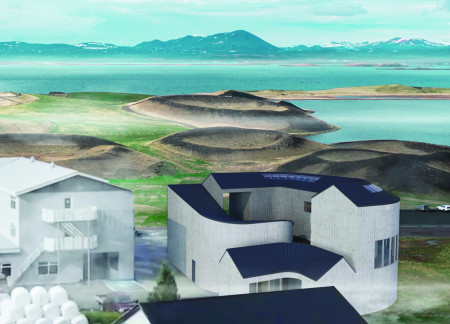 Curvilinear Concrete Retreat with Natural Light Wells and Integrated Brewery