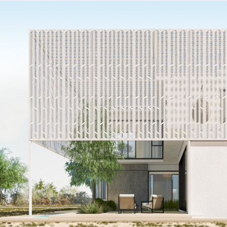 Sustainable Home with Photovoltaics and Natural Wood Elements Embracing Cultural Heritage