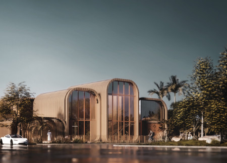 Cactus-Inspired Villa Using 3d-Printed Composite Materials and Sustainable Design Strategies