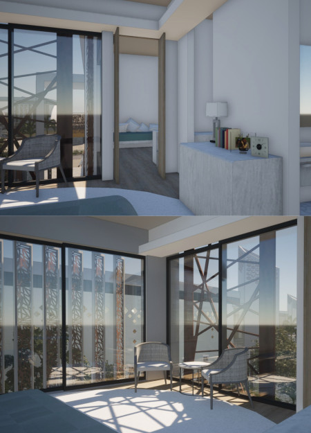 Windcatcher Design with Locally Sourced Stone and Sustainable Insulation for Contemporary Living