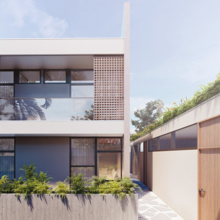 Charred Wooden Shingles and Cross-Laminated Timber Create a Sustainable Residential Haven