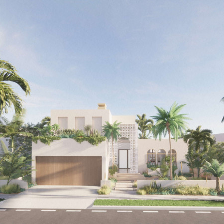 Passive Cooling Through Wind Towers and Rammed Earth in a Modern Family Residence