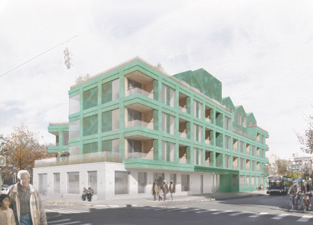 Urban Senior Living with Integrated Social Spaces