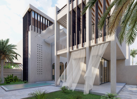 Charred Wooden Shingles and Photovoltaic Integration in Sustainable Family Living