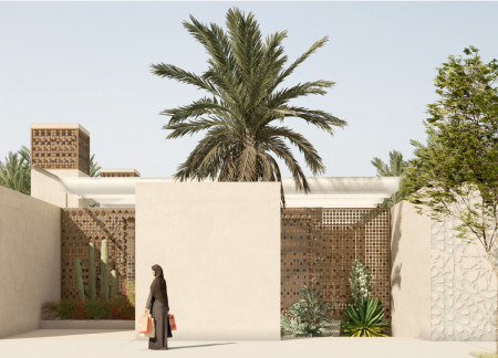 Natural Ventilation and Clay Brick Facades in Sustainable Desert Living