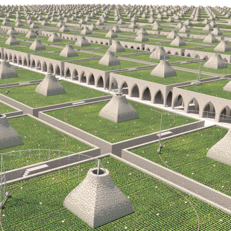 Rooftop Gardens and Local Stone Embrace in Sustainable Urban Living