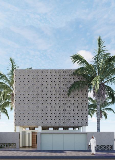 3d-Printed Clay Blocks and Vertical Gardens Inhabiting a Flexible Family Home