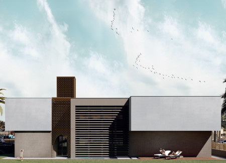 Wind Tower Utilization and Low-Carbon Concrete Construction in Sustainable Residential Design